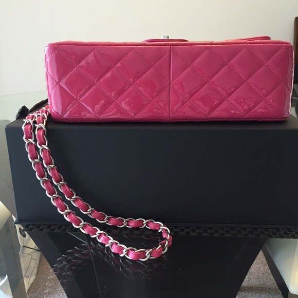 💯Authentic Chanel Double Flap Patent Jumbo Bag - Picture 4 of 7